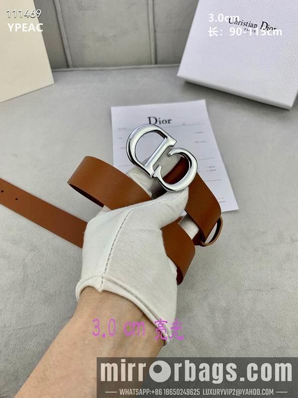 Dior Belt 30mmX90-115cm 8L07