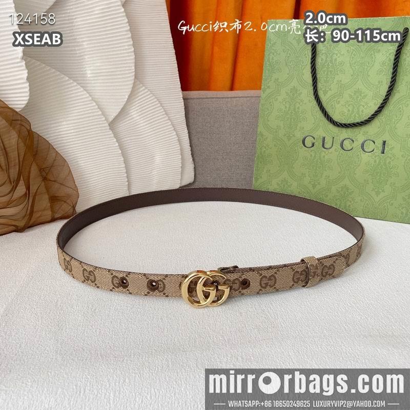 Gucci belt 20mmX90-115cm 8L18