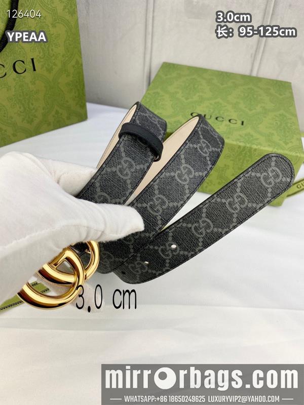 Gucci belt 30mmX95-125cm 8L20