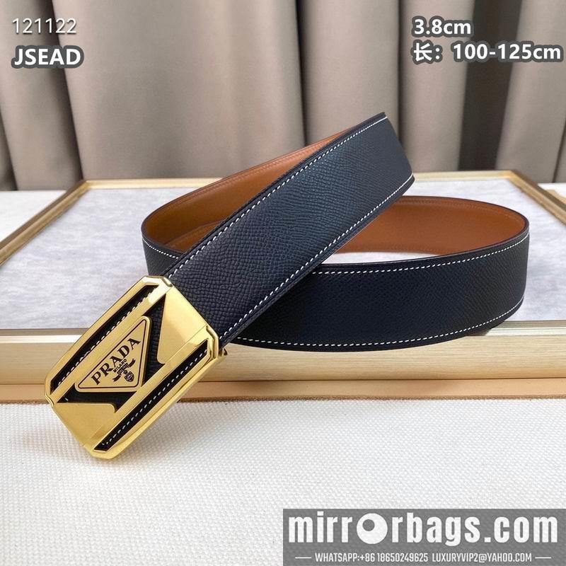 Prada belt 38mmX100-125cm 8L07