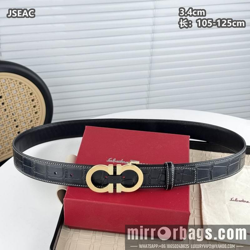 Ferragamo belt 34mmX105-125cm 8L13