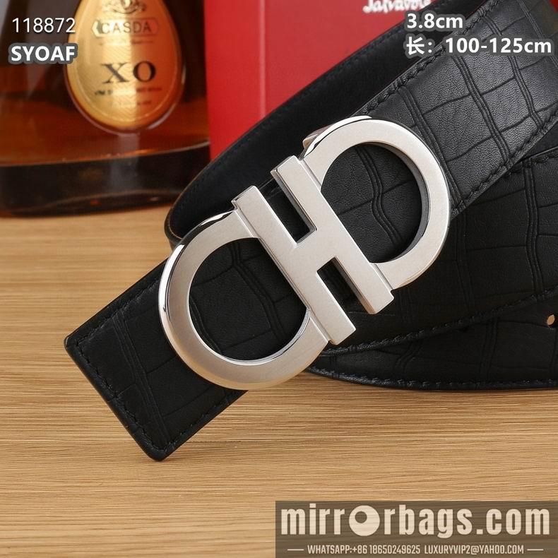 Ferragamo belt 38mmX100-125cm 8L14