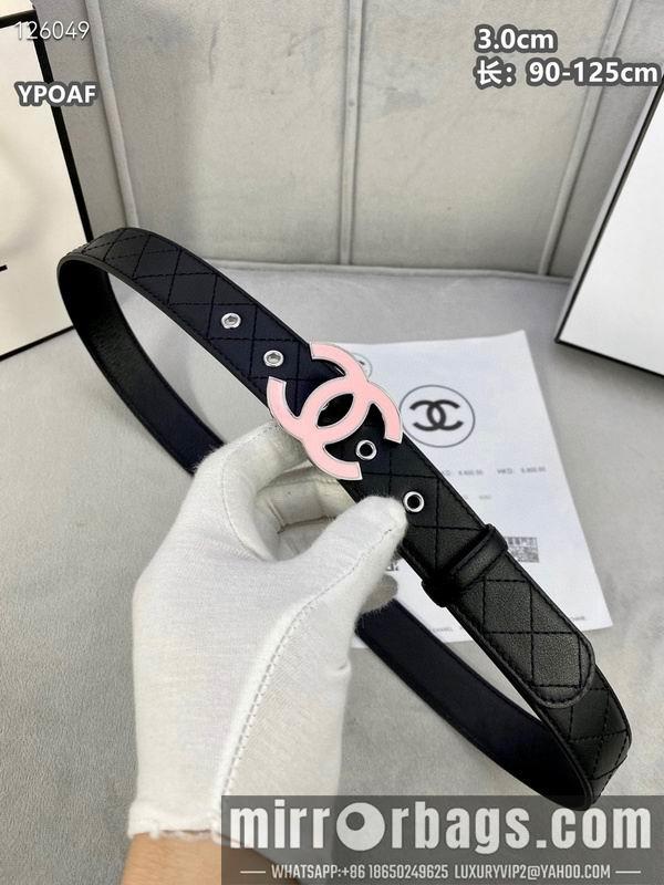 Chanel belt 30mmX90-125cm 8L12