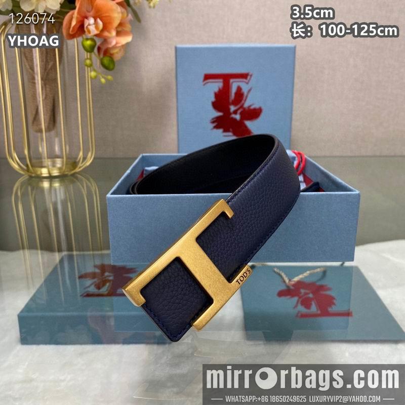 Tod's belt 35mmX100-125cm 8L07