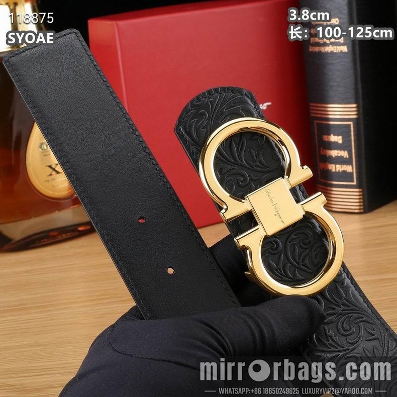 Ferragamo belt 38mmX100-125cm 8L13