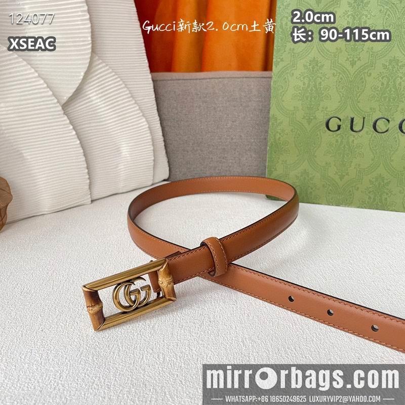 Gucci belt 20mmX90-115cm 8L19