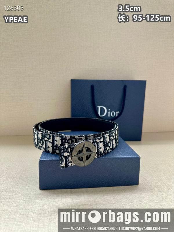 Dior belt 35mmX95-125cm 8L17