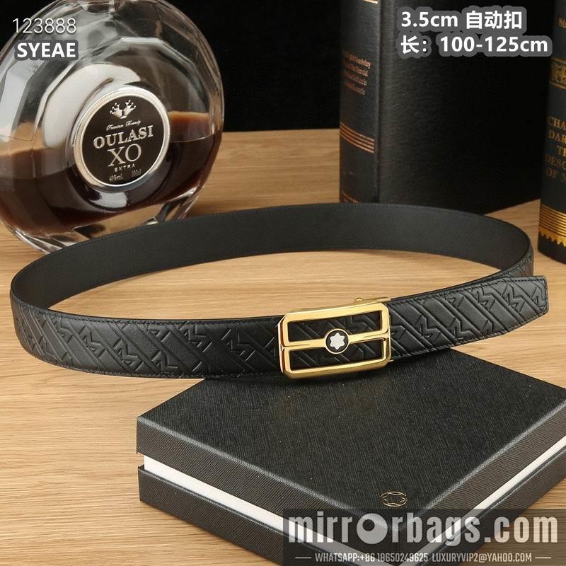 Montlanc belt 35mmX100-125cm 8L42