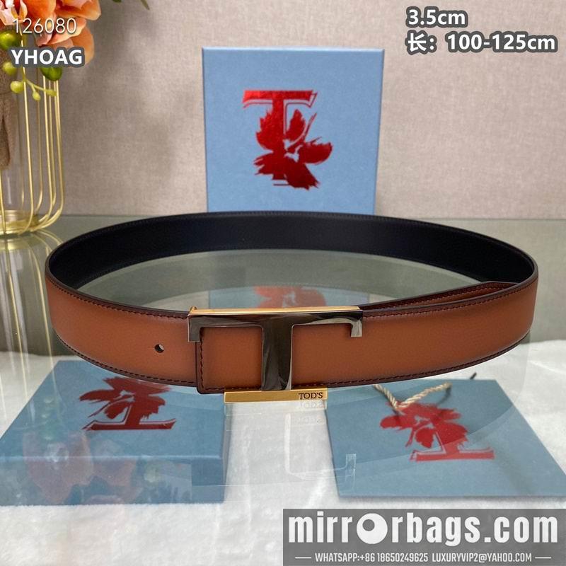 Tod's belt 35mmX100-125cm 8L06
