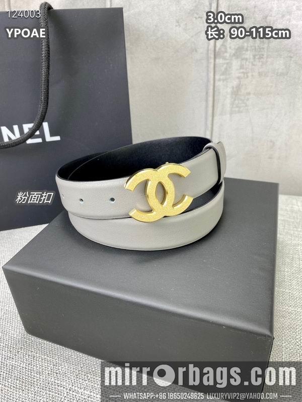 Chanel belt 30mmX90-115cm 8L09