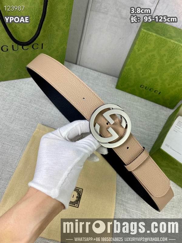 Gucci belt 38mmX95-125cm 8L10