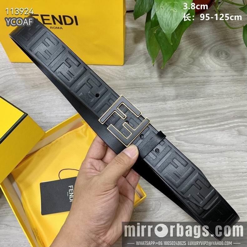 Fendi Belt 38mmX95-125cm 8L06