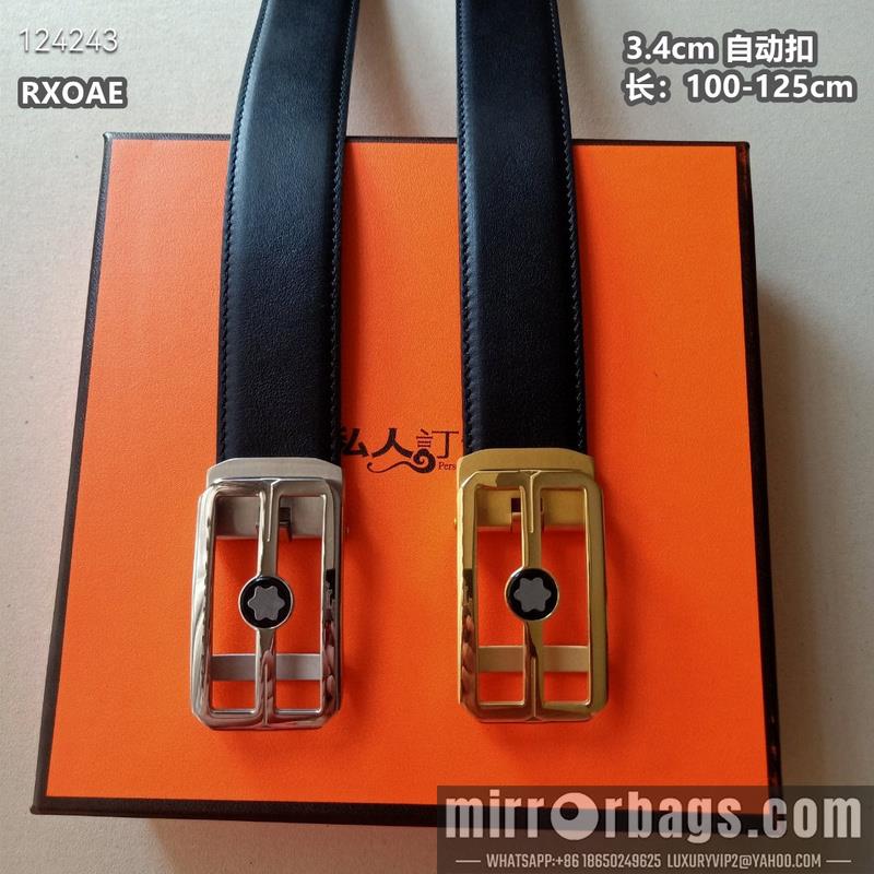 Montlanc belt 34mmX100-125cm 8L08