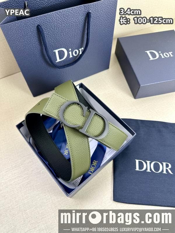 Dior belt 34mmX100-125cm 8L07