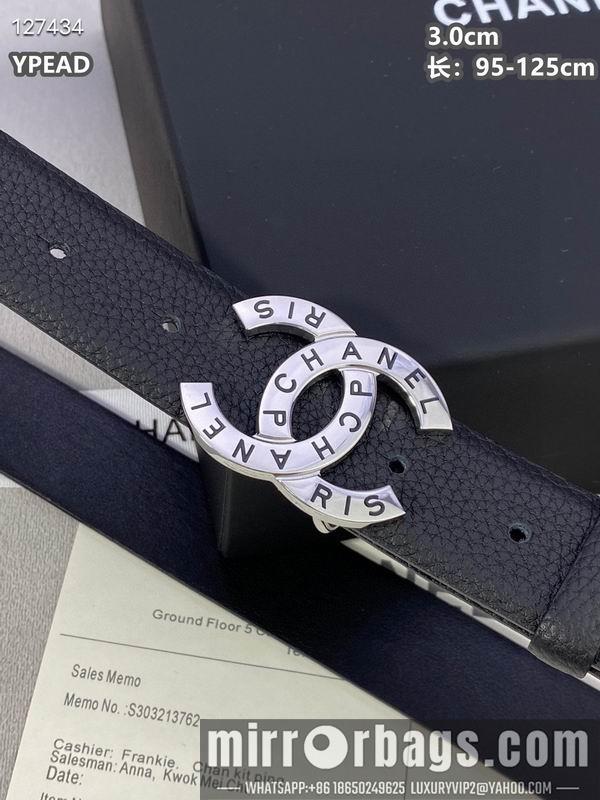 Chanel belt 30mmX95-125cm 8L30
