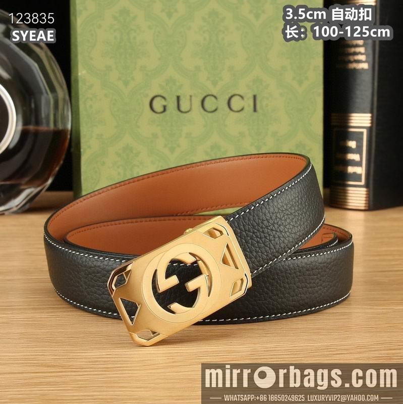 Gucci belt 35mmX100-125cm 8L42