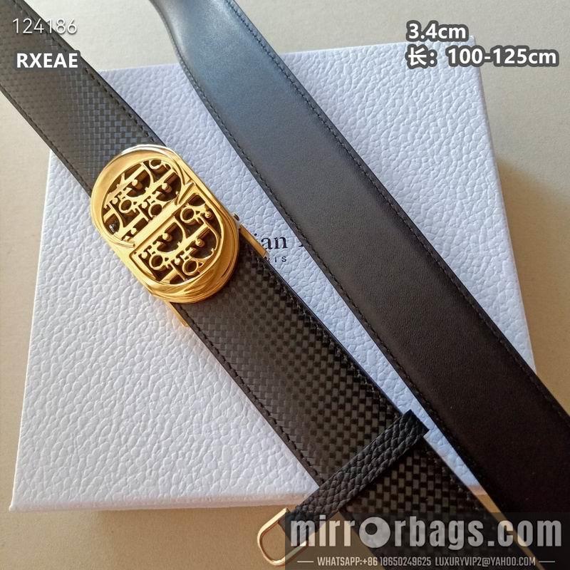 Dior belt 34mmX100-125cm 8L02