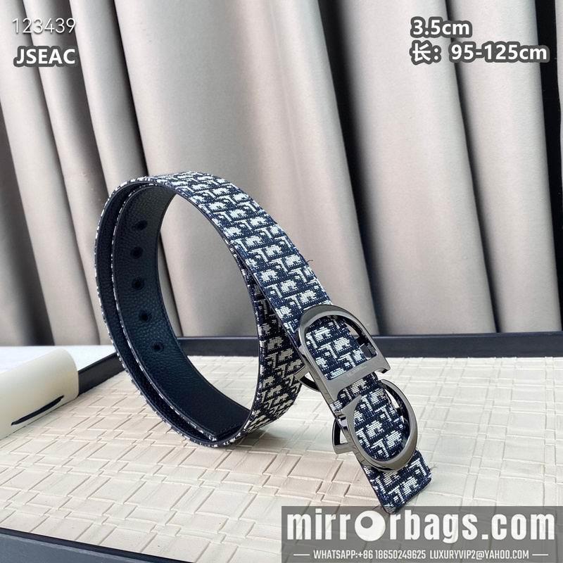 Dior belt 35mmX95-125cm 8L24