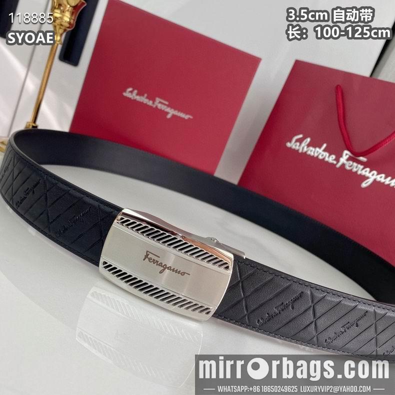 Ferragamo belt自动带 35mmX100-125cm 8L12
