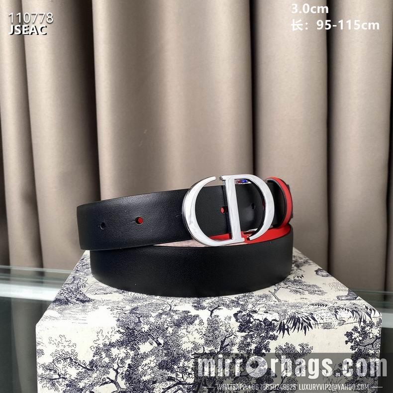 Dior Belt 30mmX95-115cm 8L08