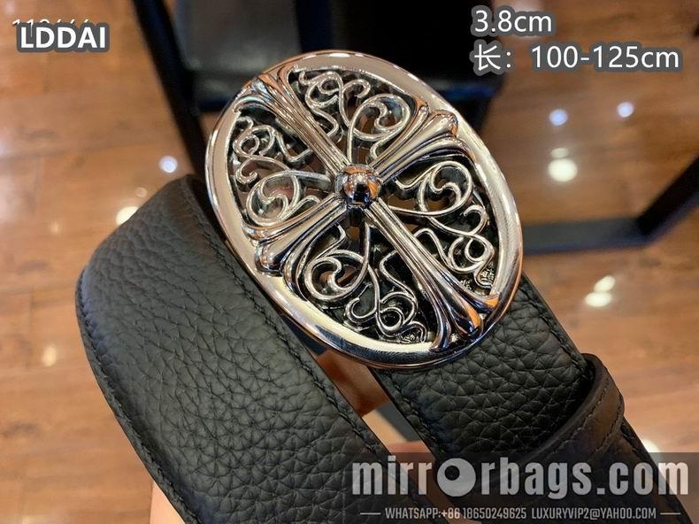 Chrome Hearts belt 38mmX100-125cm 8L01