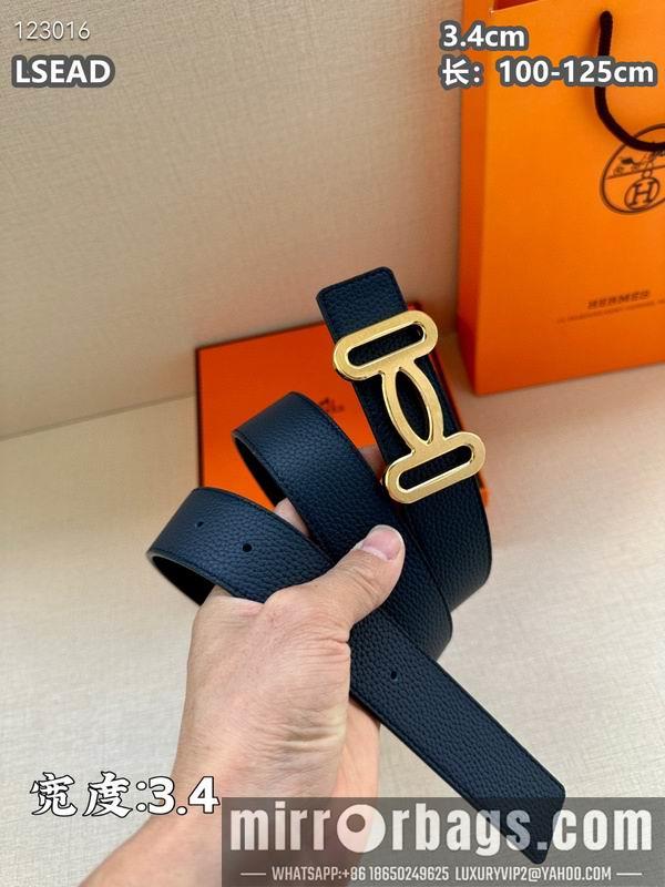 Hermes belt 34mmX100-125cm 8L07