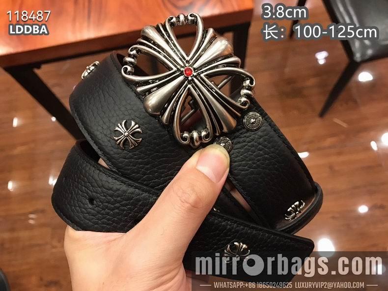 Chrome Hearts belt 38mmX100-125cm 8L03
