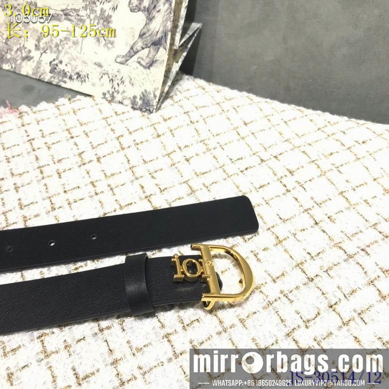 Dior Belt 30mm 95-125cm 8L06