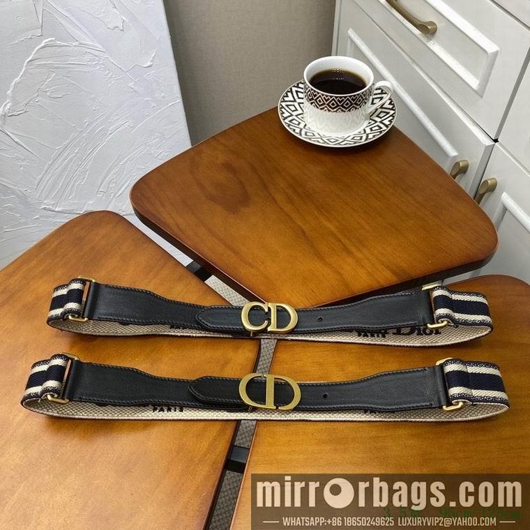 Dior belt 35mmX95-125cm 7D02