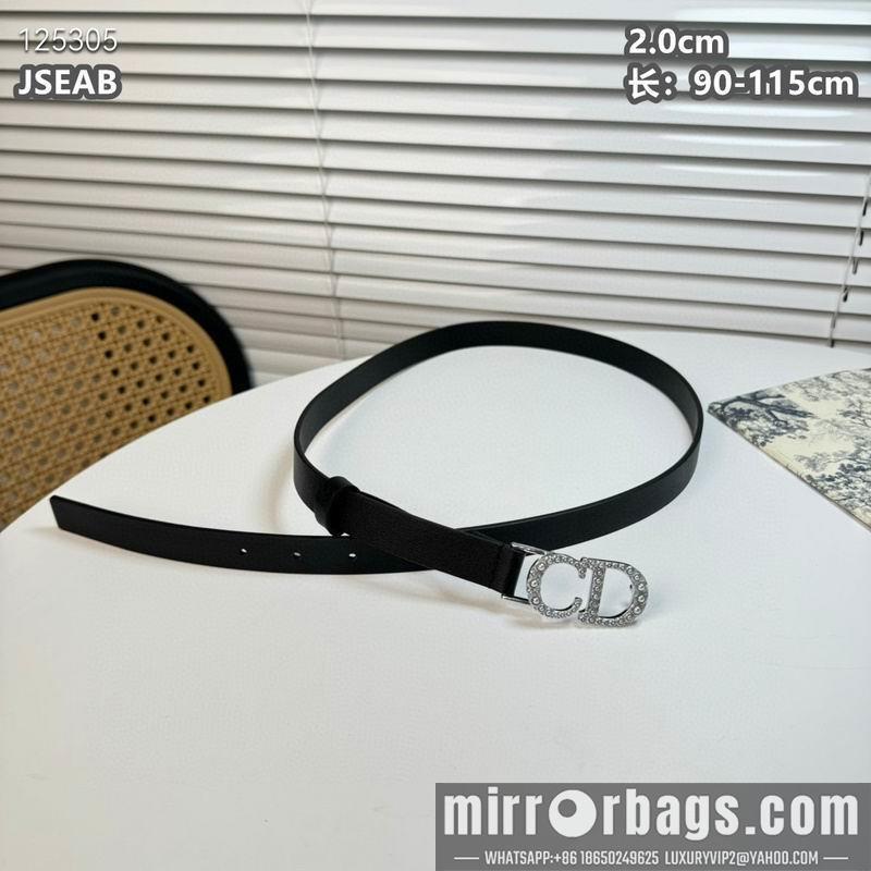 Dior belt 20mmX90-115cm 8L18