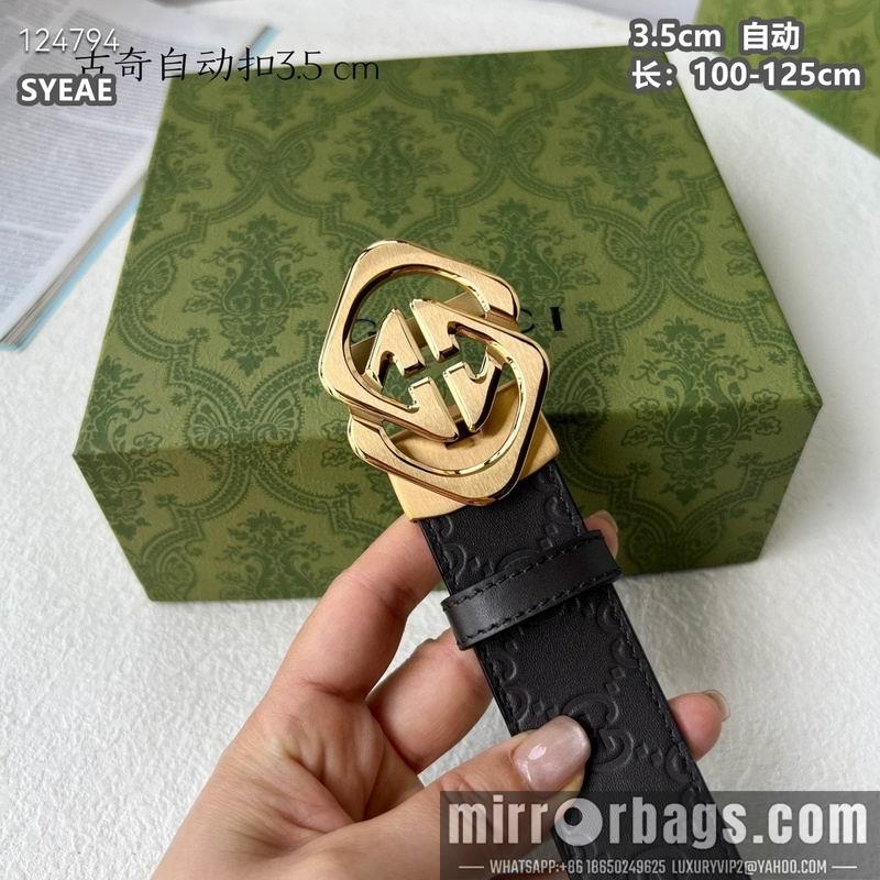 Gucci belt 35mmX100-125cm 8L15
