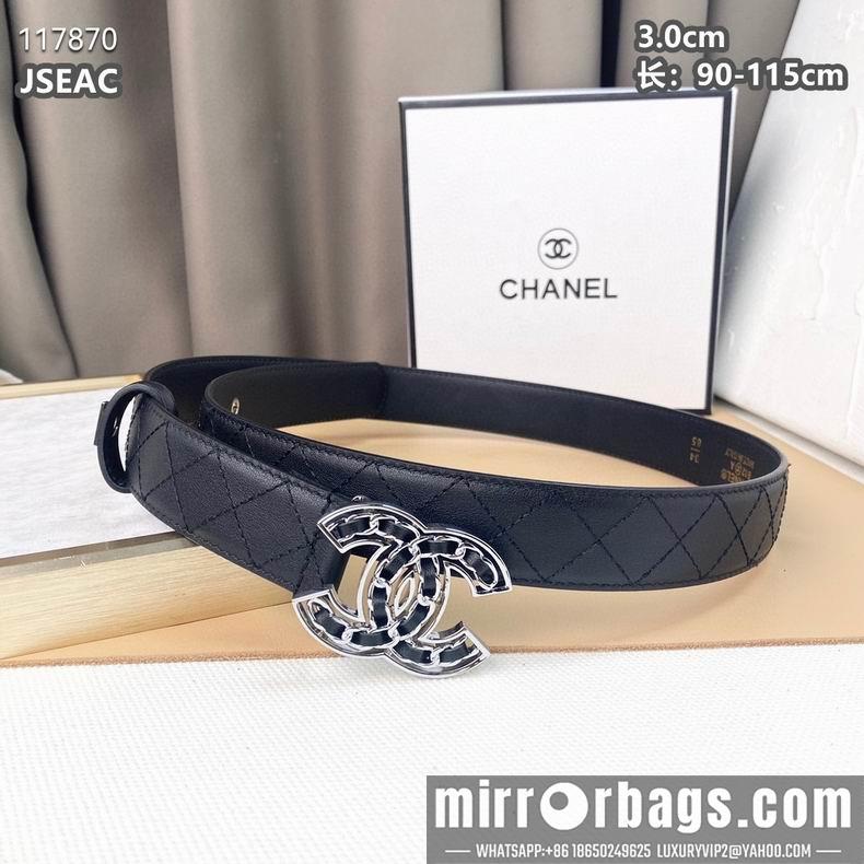 Chanel belt 30mmX90-115cm 8L08