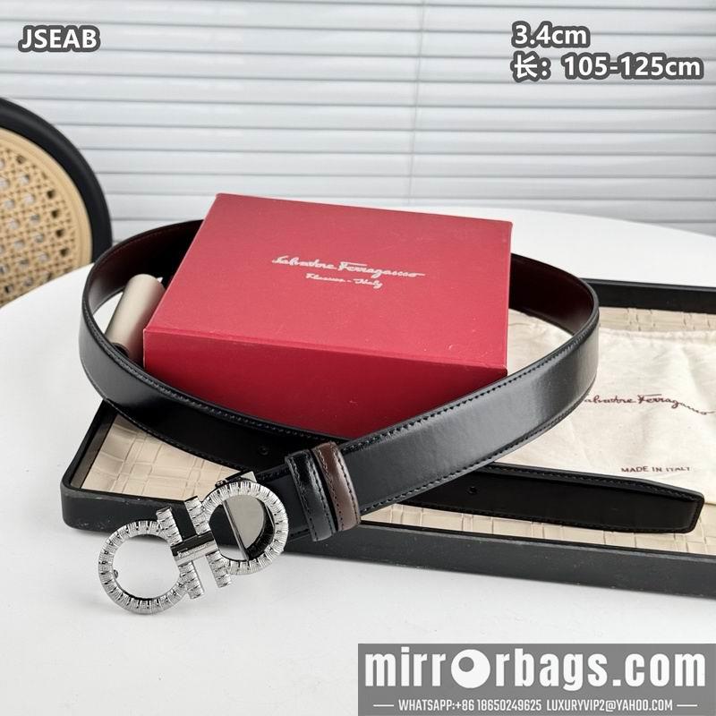 Ferragamo belt 34mmX105-125cm 8L11
