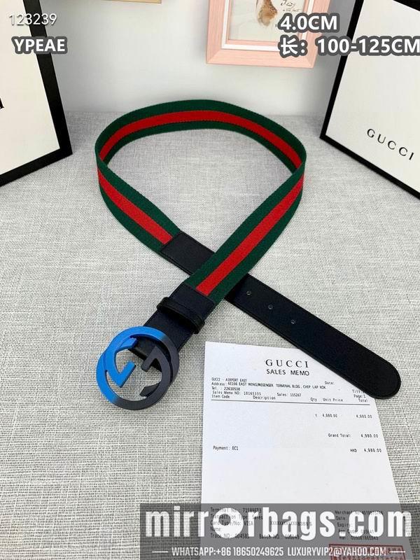 Gucci belt 40mmX100-125cm 8L135