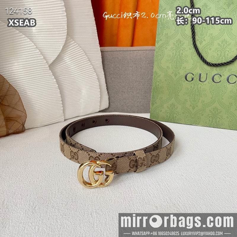 Gucci belt 20mmX90-115cm 8L18