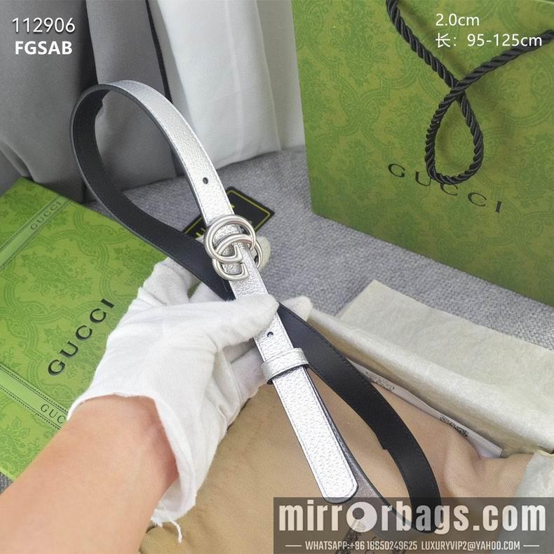 Gucci belt 20mmX95-125cm 8L02