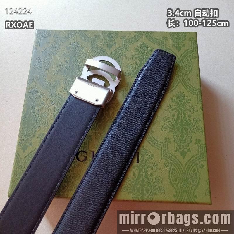 Gucci belt 34mmX100-125cm 8L22