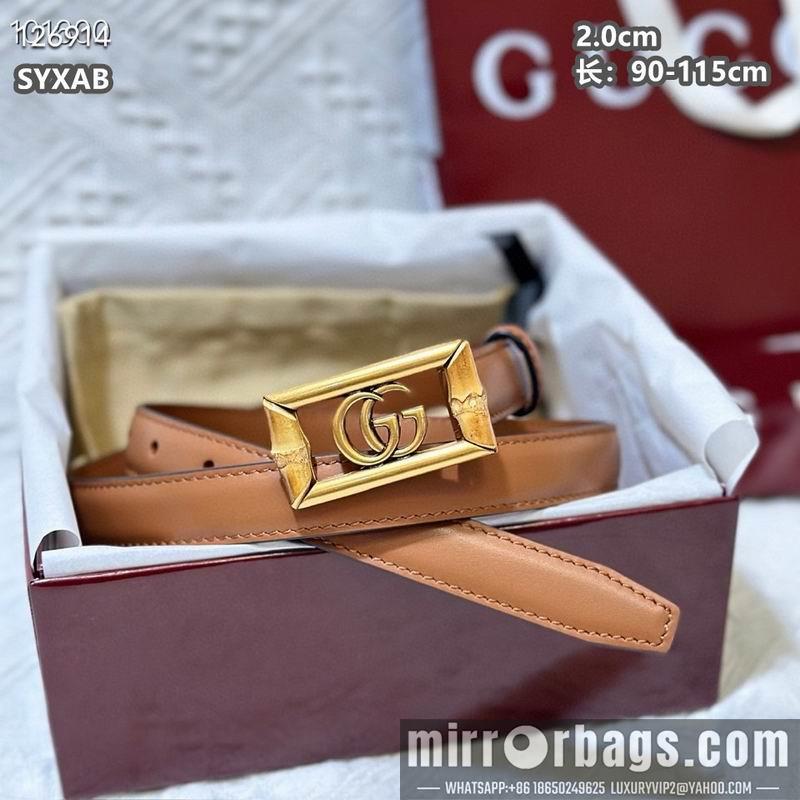 Gucci belt 20mmX90-115cm 8L25