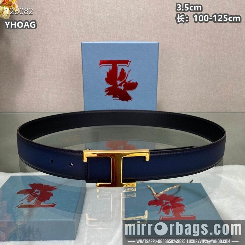 Tod's belt 35mmX100-125cm 8L05