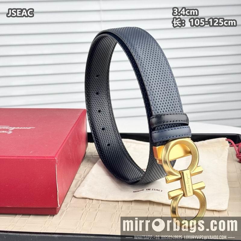 Ferragamo belt 34mmX105-125cm 8L15