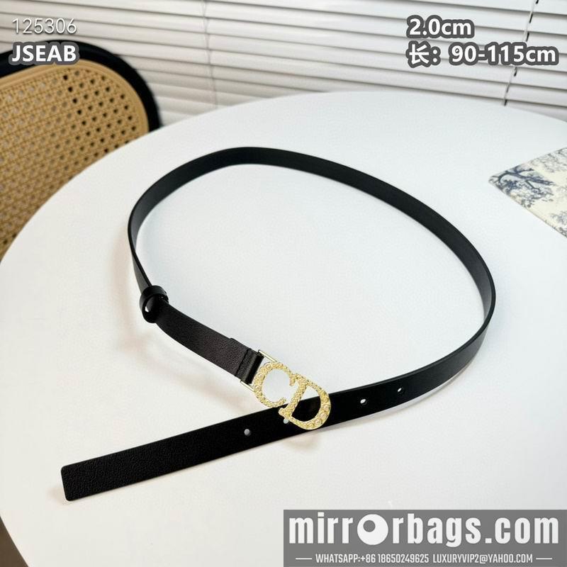 Dior belt 20mmX90-115cm 8L18