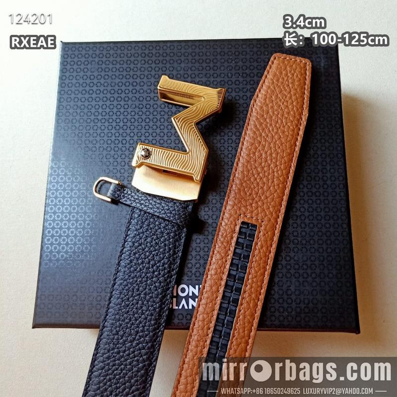 Montlanc belt 34mmX100-125cm 8L13