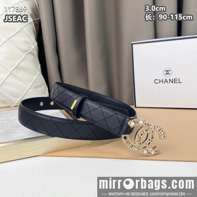 Chanel belt 30mmX90-115cm 8L07