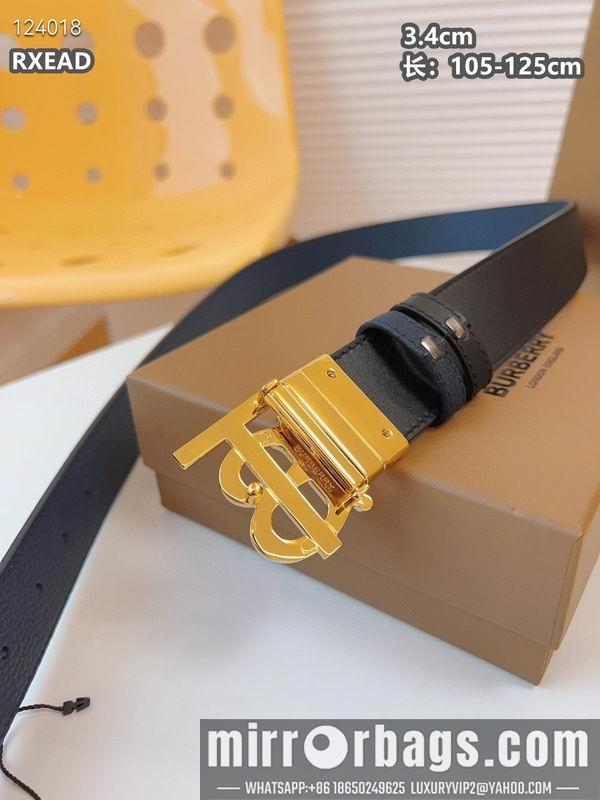 Burberry belt 34mmX105-125cm 8L07