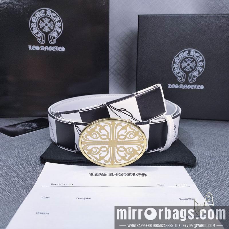 Chrome Hearts belt 38mmX80-125cm lb082004