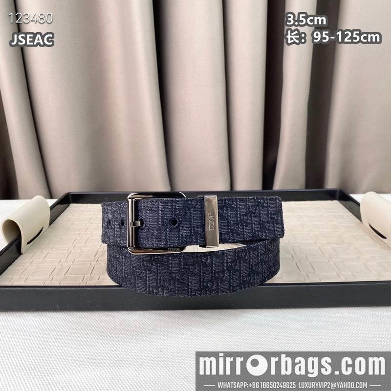 Dior belt 35mmX95-125cm 8L30