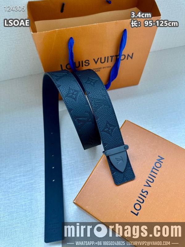 LV belt 34mmX95-125cm 8L21