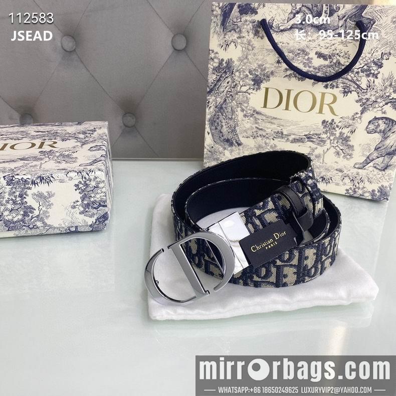 Dior belt 30mmX95-125cm 8L11