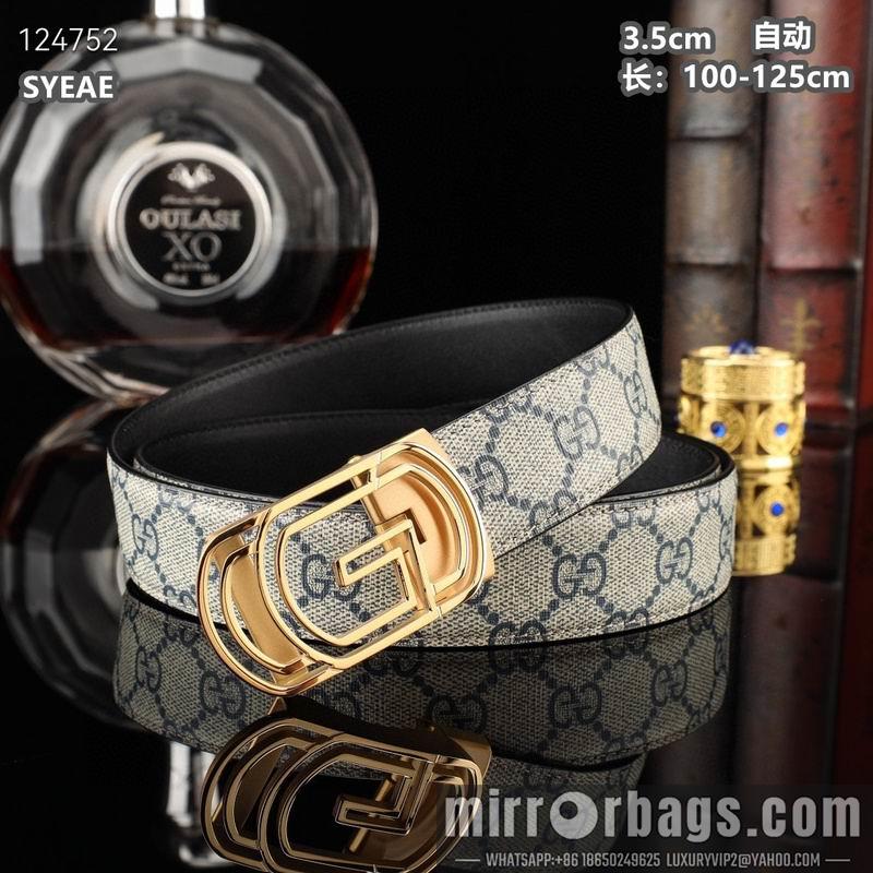 Gucci belt 35mmX100-125cm 8L25
