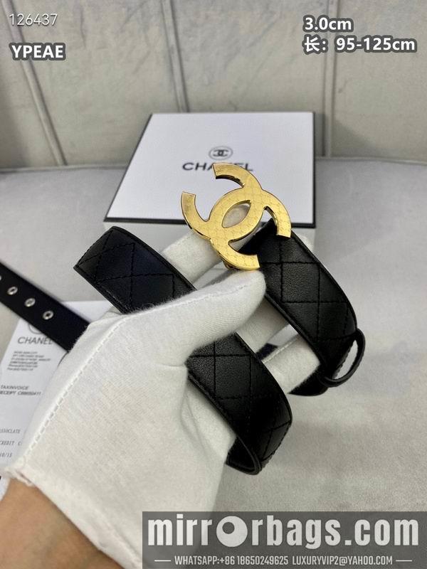 Chanel belt 30mmX95-125cm 8L25